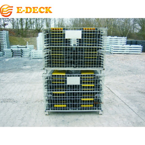 Wadah Penyimpanan Jala Kawat Baja Logam Yang Dapat Dilipat Dapat Dikunci Tugas Berat Kapasitas Tinggi Dapat Dikunci - Product Image 6