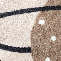 Niedlicher rutsch fester wasch barer Staris hip Shaped Throw Runner Teppiche Boden teppich