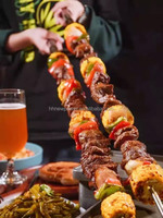 Four à rôtir haute performance pour poulet, porc, lapin, agneau grillé, machine à barbecue brésilien