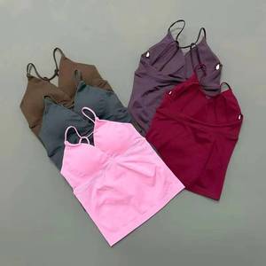 Débardeur de sport sans couture, respirant, très élastique et moulant, style européen et américain, idéal pour le yoga - Product Image 5