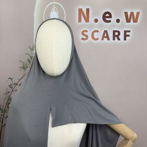 Nouveau Hijab Musulman en Jersey de Bambou Uni, Respirant, Écologique, pour Sports de Plein Air, Quatre Saisons - Product Image 4
