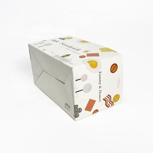 Caja de Embalaje Personalizada para Mini <span class=keywords><strong>Hamburguesas</strong></span> y Desayunos, Caja de Papel para Waffles y Sándwiches de Huevo, Impresión Personalizada - Product Image 2