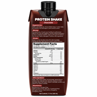 Shake protéiné prêt à boire au chocolat, 24 g de protéines, faible teneur en sucre, complément nutritionnel sportif naturel, récupération musculaire pour adultes, OEM