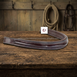 Diadema de Cuero Liso Premium para Caballo, Ajustable, para Entrenamiento y Competición Ecuestre, Venta al Por Mayor - Product Image 3