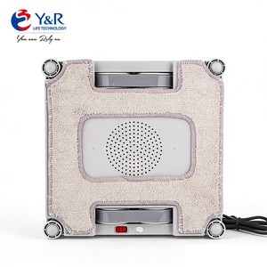 Robot <span class=keywords><strong>de</strong></span> nettoyage <span class=keywords><strong>de</strong></span> vitres automatique <span class=keywords><strong>de</strong></span> haute qualité avec télécommande, pulvérisation d'eau, 2 brosses rotatives, pulvérisation d'eau à 4 voies - Product Image 4