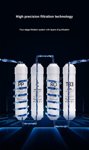 Nhà sử dụng máy tính để bàn Countertop uống 100 GPD thẩm thấu ngược RO nóng và lạnh máy lọc nước nhỏ Máy lọc nước ở nhà - Product Image 3