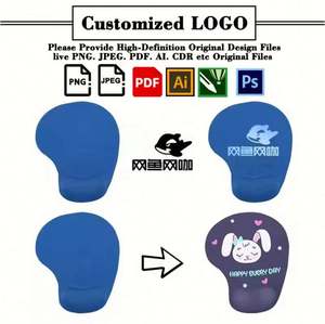 Promotion Gift Wholesale With Custom Logo Print Mouse Pad Wrist Rest - Product Image 2