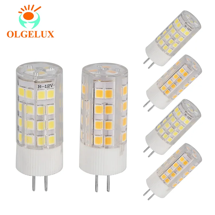 Lâmpada led g4, alta brilho, contas, lâmpada cerâmica, corpo, lâmpada 12v, baixa tensão, saída, luz branca fria e quente