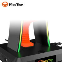 Support pour casque Meeetion U002, présentoir pour casque, présentoirs pour casque en gros, support universel pour casque avec RGB
