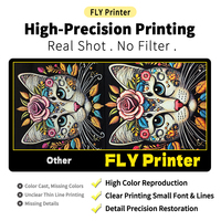 Impresora de Transferencia DTF I3200 de 4 Cabezales y 24 Pulgadas para Camisetas, Máquina de Agitación de Polvo de 60 cm