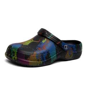 Sandales de plage imprimées pour hommes, respirantes, antidérapantes, en EVA, à bout fermé, pour l'été, pour le sport, l'extérieur et la maison, modèle <span class=keywords><strong>Crocs</strong></span> transfrontalier - Product Image 5