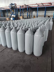 Cilindro de acero TPED personalizable EN ISO 1.5L-9L para O2 CO2 N2 He <span class=keywords><strong>Ar</strong></span> - Product Image 6