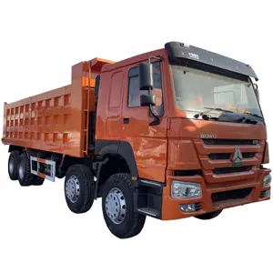 trusted supplier sale used 8x4 howo dump truck 375hp 10 wheels 50 ton used truckshowo dump truck for sale