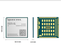 Quectel EG25GL Global LTE Cat4 Module 17 Bandes B12B13B28 150Mbps DL 1 3mA Sommeil GNSS GPS GLONASS BDS M2M Routeur