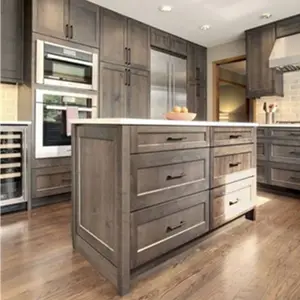 خزانة مطبخ مخصصة بأفضل سعر خزانة مطبخ مسطحة عالية الجودة