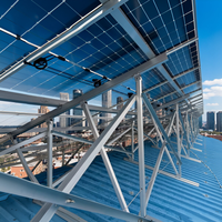 Support de fixation pour panneaux solaires photovoltaïques en acier galvanisé à chaud, vente en gros Chine