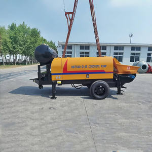 Pompe à béton diesel à 4 cylindres Petit mortier portable Équipement de transport de gravier - Product Image 3