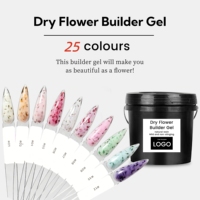 ARNAILO Gel UV Constructeur pour Fleurs Séchées, 25 Couleurs, Sans HEMA ni TPO, Non Toxique, Écologique, Paillettes, Extension d'Ongles, Fournisseur d'Usine, OEM