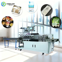 Stikstofvullende vershoudende horizontale flowpack verpakkingsmachine voor brood, cake, bakkerijproducten