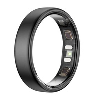Cincin Kesehatan Pintar R21 dengan Analisis AI, Monitor Detak Jantung, Oksigen Darah, Tahan Air 5ATM untuk Pria Wanita