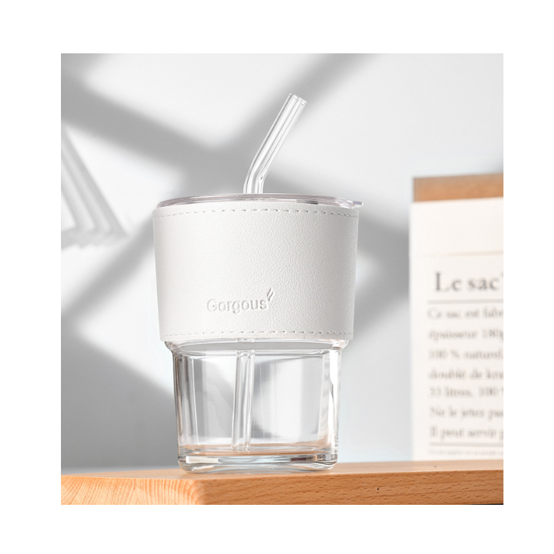 White +transparent cup