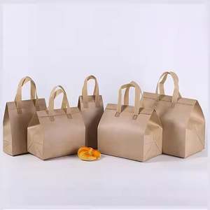 Sacs isothermes écologiques personnalisés en non-tissé imperméable avec feuille d'aluminium pour emballage alimentaire à emporter et boissons - Product Image 4