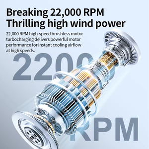 Ventilador de bolsillo multifuncional, refrigerador portátil de escritorio recargable por USB C, carga rápida de bajo ruido para el hogar y la oficina - Product Image 3