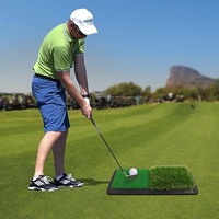 Tapis de frappe de Golf robuste Commercial 47*20cm simulateur d'intérieur Garage fers à gazon maison arrière-cour utiliser une véritable formation de Golf Divot