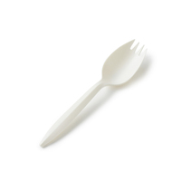 Cuillères en plastique biodégradable jetables Fourchettes Couteaux Assiettes Couverts Ensemble pour Fête Restaurant Emballage Vaisselle pour Restaurant
