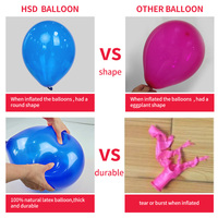 Vente en gros de ballons colorés en latex de pierres précieuses transparentes pour l'obtention du diplôme confession de mariage ballons de fête de forme ronde