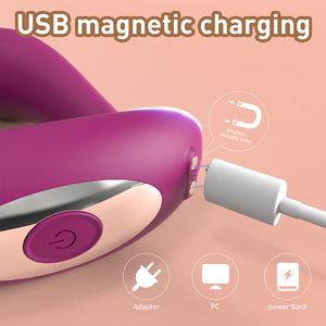 รีโมทคอนโทรลแบบเสียบสองหัว ซิลิโคนกันน้ำ IPX7 9 ระดับความแรง สั่นสะเทือน ไวเบรเตอร์สำหรับผู้หญิง เครื่องช่วยสำเร็จความใคร่สำหรับผู้ใหญ่ - Product Image 2