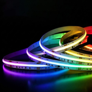 24V COB RGBIC LED Strip Light Smart Dimmable Chasing Flow Tape Light High Brightness Neon Flex Ribbon for Gaming Room - Product Image 1