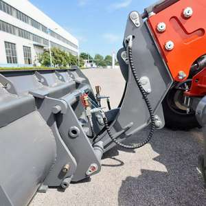 Teleskop <span class=keywords><strong>40kW</strong></span> mesin muatan depan, pemuat roda 1.5 Ton teleskopik kompak - Product Image 3