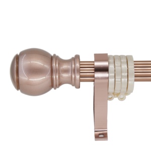 <span class=keywords><strong>Tringle</strong></span> à <span class=keywords><strong>Rideau</strong></span> en aluminium Ensembles Accessoires Double Supports de <span class=keywords><strong>Tringle</strong></span> Nickel Champagne Ronde En Relief 28mm 32mm <span class=keywords><strong>Tringle</strong></span> à <span class=keywords><strong>Rideau</strong></span> En Gros - Product Image 3