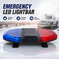 Barre lumineuse LED miniature Senken 12V à changement de couleur, sirène, haut-parleur, lumière stroboscopique clignotante avec contrôleur et microphone
