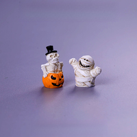 Résine décorative KI Zhuojing, micro-paysage, zombie d'Halloween, petite décoration pour bureau ou console centrale de voiture