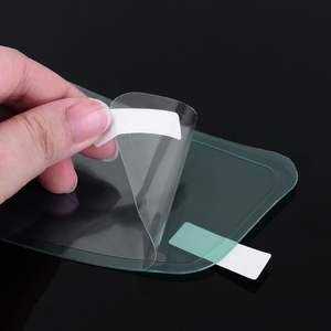 ユニバーサルモーターサイクルヘルメット防曇パッチバイザーレンズヘルメットレンズ雨に対する保護フィルムUVモーターサイクルアクセサリー - Product Image 3