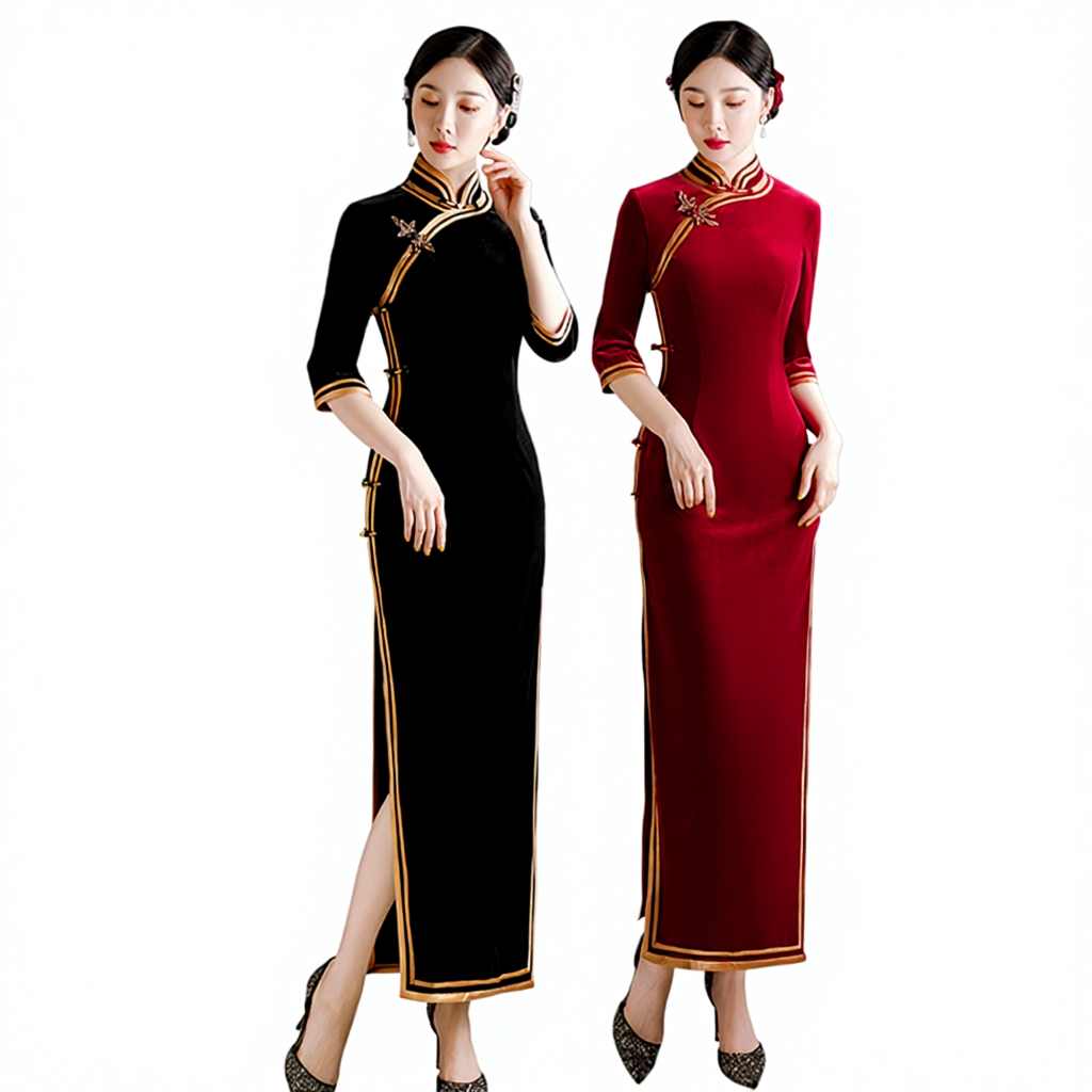 Elegant Chinese Traditional Dress for Women - Qipao Style