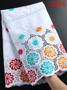 2021 निगेरियन कपास फीता पत्थरों के साथ उच्च गुणवत्ता वाले सफेद रंग स्विज़ेनलैंड 2258-2264 में फीता - Product Image 5