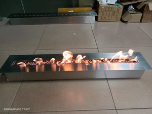 70cm su misura vendita calda manuale <span class=keywords><strong>bioetanolo</strong></span> camino inserto intelligente lineare uso interno esterno vera fiamma riscaldatore - Product Image 5