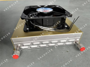 Intercambiador de calor de aleta de cobre de tubo Ss316L Vrs13 Vrs23 Vrs33 para sistema de refrigeración, depilación láser de diodo, aplicación de máquina de belleza - Product Image 6
