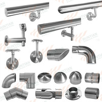 Support mural plat en acier inoxydable pour main courante, fixation murale moderne résistante à la rouille pour balcon et maison