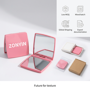 <span class=keywords><strong>Specchio</strong></span> da <span class=keywords><strong>Trucco</strong></span> Pieghevole Portatile Zonyin, Design Semplice Quadrato in Plastica, Personalizzabile con Logo, Mini <span class=keywords><strong>Specchio</strong></span> Tascabile per Donne - Product Image 5