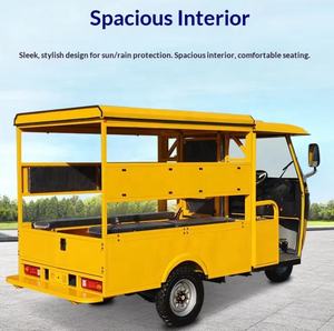 มอเตอร์ไซค์3ล้อสำหรับขนส่งแบบอเนกประสงค์9-12ผู้โดยสารและขนส่งสินค้าสองวัตถุประสงค์ - Product Image 6