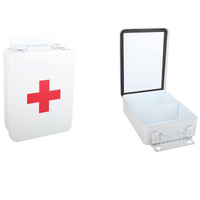 Boîte en métal vide murale personnalisée en gros, boîte en fer, boîte de rangement en métal, design moderne, armoire de pharmacie