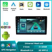 Nouvelle unité principale 2 Din Auto Radio pour Toyota Prius 2009-2015 LHD argent Dvd multimédia Android Navigation stéréo 5G-WIFI lecteur de voiture