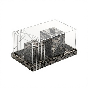 กระถางธูปไม้และไม้ถูพื้นพร้อมฝาอะคริลิค - Product Image 1