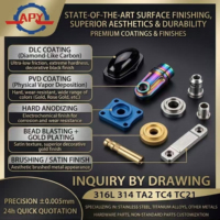 Layanan Pemesinan CNC 5 Sumbu Presisi Tinggi Khusus OEM Semua Industri Baja Kuningan Titanium Bagian Penggilingan Kustom Robotika