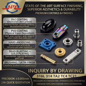 Services de fraisage CNC 5 axes haute précision sur mesure OEM pour toutes les industries : acier, laiton, titane, pièces de fraisage personnalisées, robotique - Product Image 3