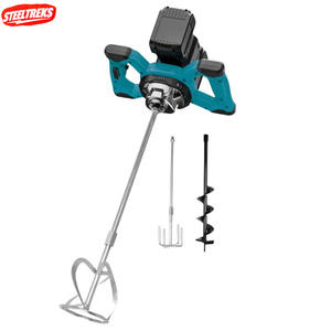 Lithium Electric Mixer Cement Concrete <strong>Plaster</strong> Battery Powered Construction <strong>Mixing</strong> Tool Ice <strong>Drill</strong> - Product Image 1
